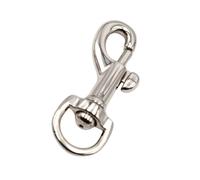 ZEPFJHE Fermoir à œillet pivotant pour sac de camping, sangle de ceinture, outil d'extérieur en métal pour laisse de chien, accessoire porte-clés