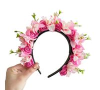 ZEPFJHE Fleur Hairpiece Silk Flower Headband Beautiful Flower Headpiece Delicate Floral Hair Clip Ornement for