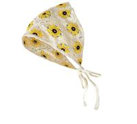 ZEPFJHE Flower Match Headscarf Pour Les Femmes Spring Wear Elegant Bandband Decorative Headwrap Pour Les Vacances De Vacances Tenue Décontractée Écharpe