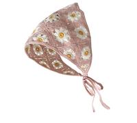 ZEPFJHE Flower Match Headscarf Pour Les Femmes Spring Wear Elegant Bandband Decorative Headwrap Pour Les Vacances De Vacances Tenue Décontractée Écharpe