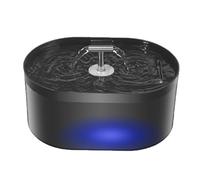 ZEPFJHE Fontaine À Boire pour Animaux De Compagnie 2 2 L avec Bec en T Conception De Flux d'eau Pompes À Faible Bruit Moniteur Facile Réservoirs Propres Distributeur pour Chats