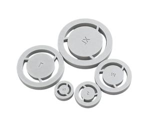 ZEPFJHE Formes de Coupe en céramique Mate texturée, Ensemble d ' Outils en ABS de 5 pièces pour la Mise en Forme du Pied de de Bol de Tasse, inférieur, projets de poterie à Domicile, Studio de en
