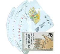 ZEPFJHE Fortunes Telling Card Interactive Palmistry Oracles Carte d'oracles Outil de guidage spirituel pour faciliter le jeu de divination Oracles durables