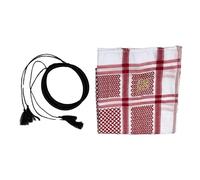 ZEPFJHE Foulard arabe pour homme du Moyen-Orient à porter au quotidien pour fête à thème Écharpe traditionnelle d'événement culturel Accessoire de célébration Écharpe arabe traditionnelle, b, Taille