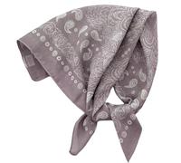 ZEPFJHE Foulard carré pour activités de plein air, respirant, évacuation de la transpiration, foulard carré pour hommes et femmes à la mode personnalité styles uniques écharpe, Gris/vert, Taille