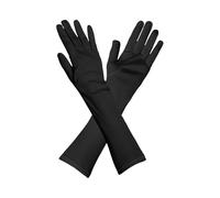 ZEPFJHE Gants pour femmes longueur coude tissu extensible années 1920 thème des événements de soirée gants élastiques pour les Occasions formelles