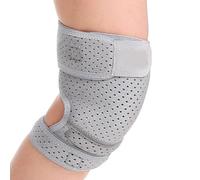 ZEPFJHE Genouillère stabilisatrice épaisse absorbant les chocs EVA rembourrage séances d'entraînement saut randonnée confortable appareil de genou attelle double ceinture