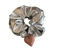 ZEPFJHE Grand bandeau argenté pour cheveux avec pendentif cœur pour queue de cheval