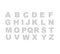 ZEPFJHE Grand moule en forme de lettres pour fondant, chocolat, gelée, décoration de gâteau, four à vapeur, art disponible