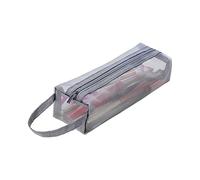 ZEPFJHE Grande trousse de toilette de voyage transparente - Trousse de maquillage transparente - 3 tailles, Medium