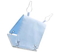 ZEPFJHE Hamac en acier pour perruches, inséparables, cabanes avec tapis de ventilation double face, calopsittes et perroquets