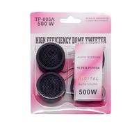 ZEPFJHE Haut-parleur 500 W à dôme haute efficacité - Réponse au son - Installation facile pour application de voiture - Tweeter sonore de voiture amélioré