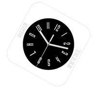 ZEPFJHE Horloge Murale À Base De Batterie sans Batterie Décorative pour La Ferme Salle Bain du Bureau À Domicile Décorations Intérieures Horloges Décoratives pour Étagère