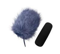 ZEPFJHE Housse de microphone professionnelle coupe-vent pour entretiens en plein air et micro avec protection contre le bruit des lapins