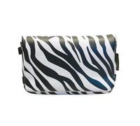 ZEPFJHE Housse de protection pour appareil photo 1F pour appareil photo numérique G7X Vlog Sac de rangement avec doublure intérieure douce, Sac à motif zèbre, Ensemble de bagages