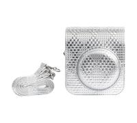 ZEPFJHE Housse de protection pour appareil photo - Sac de rangement portable pour appareil photo de petite taille 12 avec bandoulière réglable - Argent, Comme décrit., Ensemble de bagages