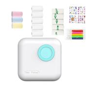 ZEPFJHE Imprimante d'étiquettes thermique 1200 mAh pour imprimante d'étiquettes d'expédition pour notes de bureau