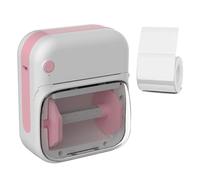 ZEPFJHE Imprimante thermique miniature portable pour étiquettes, photos et notes, batterie rechargeable, pas d'encre nécessaire, comprend 1 rouleau de papier d'impression pour les devoirs
