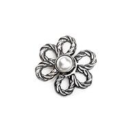 ZEPFJHE Jeans Bouton Épingles De Fleur en Jean Jean Boucles De Taille Pantalon Réglable Le Serveur Taille Ne Couture Pas Obligatoire Les Broches Bouton Fleur Boucles Pantalon