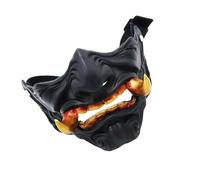 ZEPFJHE Jeu de rôles Oni détaillé avec dents amovibles, construction en résine synthétique, port confortable pour les performances sur scène, résine ABS facile à utiliser