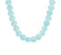 ZEPFJHE Joli collier avec pendentif en résine en forme de cœur aux couleurs vives léger et confortable Chaîne réglable Accessoire pour un usage quotidien Collier léger à breloques bonbons, taille