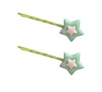 ZEPFJHE Jolie barrette à cheveux antidérapante pour filles - Couleur bonbon - Forme d'étoile - Épingle à cheveux
