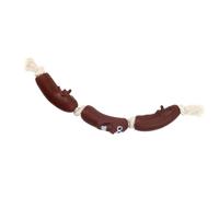 ZEPFJHE Jouet à mâcher en peluche pour chien pour nettoyer les dents et coller les dents
