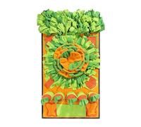 ZEPFJHE Jouet à renifler coloré pour chien - Distributeur de friandises interactif - Soulage le stress - Tapis à renifler pour grands chiens - Enrichissement lent