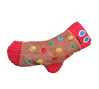 ZEPFJHE Jouet interactif à mâcher pour chien - Stimulation sonore - Jouet couineur en peluche pour petites races - Réduit le stress - Pour chien de dentition