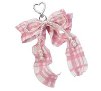 ZEPFJHE Keeschaines Esthétiques Beaux Sacs De De Pendentif Perles Perles Ribbon Bows Keches Charmes Pour Femmes Poursans Dorme Panque Décorations PENDANT