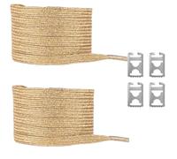 ZEPFJHE Lacets élastiques scintillants sans nouer avec clips métalliques pour un port rapide pour les trajets quotidiens, le fitness et les activités de plein air, lacets élastiques plats étincelants