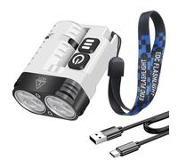 ZEPFJHE Lampe torche d'extérieur étanche pour cyclisme, camping, petite lampe de poche LED