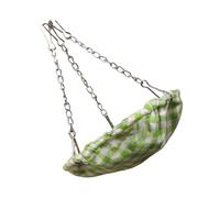 ZEPFJHE Lit pour oiseau pour cage avec fond robuste et imperméable pour perruches Hamac suspendu balançoire cabanes à oiseaux Hamac balançoire