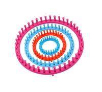 ZEPFJHE Lot de 1 ou 2 ensembles de tricots multifonctionnels à tisser pour chapeau, écharpes, projets de cadre rond, rectangulaire, accessoires de crochet