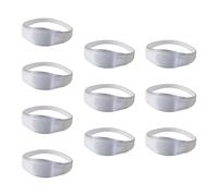 ZEPFJHE Lot de 10 bracelets lumineux LED multicolores pour anniversaires et raves, accessoires de fête, bandes LED multicolores