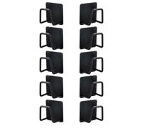 ZEPFJHE Lot de 10 porte-éponges en acier inoxydable, parfaits pour les petits accessoires de cuisine, économiseur d'espace, crochet de cuisine multifonction