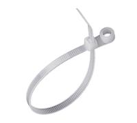 ZEPFJHE Lot de 100 boucles d'attache de câble à verrouillage automatique avec vis de montage 3,6 x 200 mm résistantes aux intempéries pour une meilleure stabilité et gestion des câbles