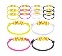 ZEPFJHE Lot de 12/20 bracelets de perles extensibles, doux et confortables pour les peaux sensibles et les amateurs de sport, accessoires de bijoux de sport légers, taille unique, Comme décrit