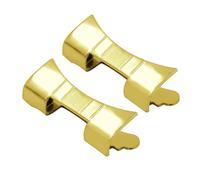 ZEPFJHE Lot de 2 adaptateurs de bracelet de montre intelligente pour remplacement de bracelet, 17mm, Acier inoxydable