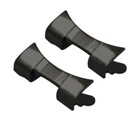 ZEPFJHE Lot de 2 adaptateurs de bracelet de montre intelligente pour remplacement de bracelet, 18mm, Acier inoxydable