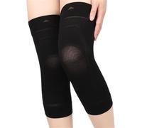 ZEPFJHE Lot de 2 genouillères élastiques respirantes et confortables pour les exercices de haute intensité et confort des articulations