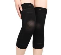 ZEPFJHE Lot de 2 genouillères élastiques respirantes et confortables pour les exercices de haute intensité et confort des articulations