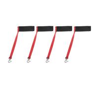 ZEPFJHE Lot de 2 ou 4 gants de ski avec sangles de poignet avec fermoirs métalliques pour une fixation sûre du gant pendant l'activité