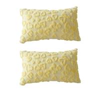ZEPFJHE Lot de 2 taies d'oreiller en coton doux décorées en forme de cœur, idéales pour s'asseoir, organiser une chambre confortable