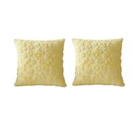ZEPFJHE Lot de 2 taies d'oreiller en coton doux décorées en forme de cœur, idéales pour s'asseoir, organiser une chambre confortable