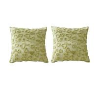 ZEPFJHE Lot de 2 taies d'oreiller en coton doux décorées en forme de cœur, idéales pour s'asseoir, organiser une chambre confortable