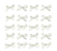 ZEPFJHE Lot de 20 barrettes à cheveux colorées avec nœud en ruban pour filles