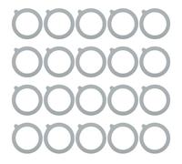 ZEPFJHE Lot de 20 joints d'étanchéité de rechange en silicone pour couvercle de bocal pour bocaux de conservation, joints étanches et hermétiques