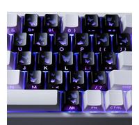 ZEPFJHE Lot de 21 touches transparentes pour PC sur le thème de l'amour, pour une esthétique unique et des touches de hauteur d'origine