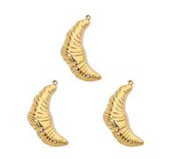 ZEPFJHE Lot de 3 colliers robustes en acier inoxydable en forme de cœur pour projets et tenues élégantes, taille unique, Comme décrit, Comme décrit.